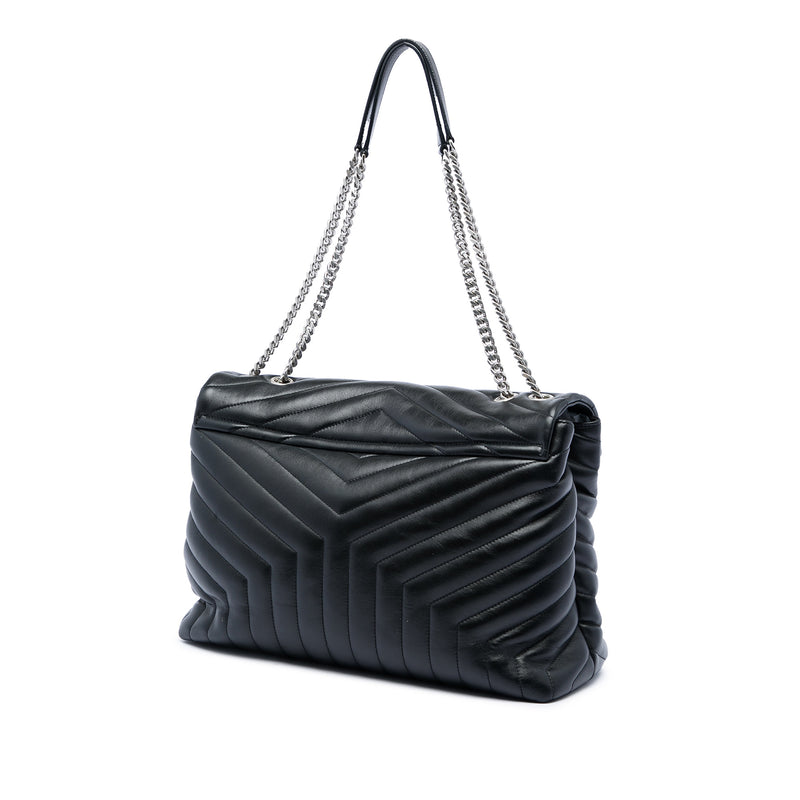 Large Matelasse Calfskin Monogram LouLou Shoulder Bag - Image 2