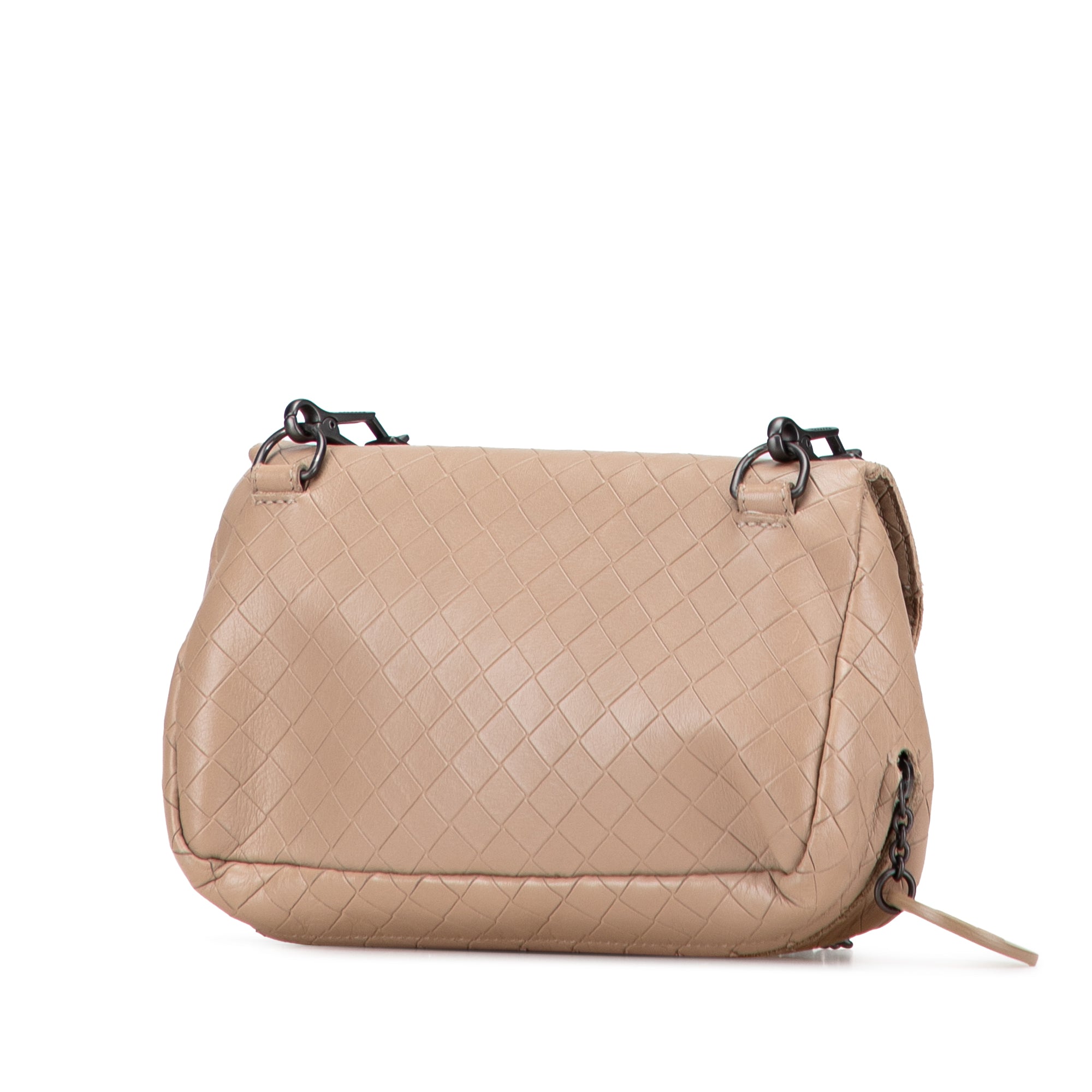 Small Leather Intrecciomirage Chain Crossbody - Image 2