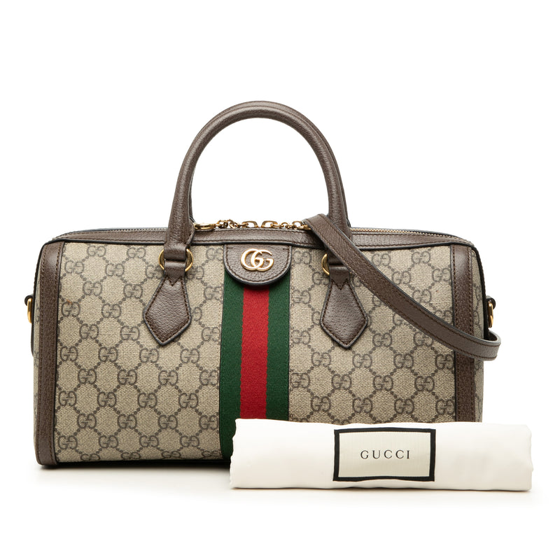 Medium GG Supreme Ophidia Top Handle Bag - Image 7
