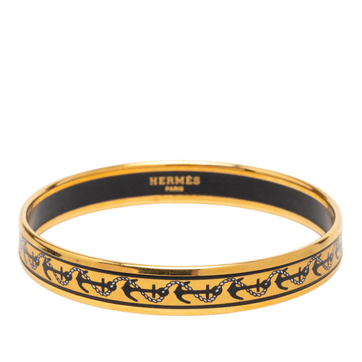 Narrow Anchor Enamel Bangle 62 - Image 1