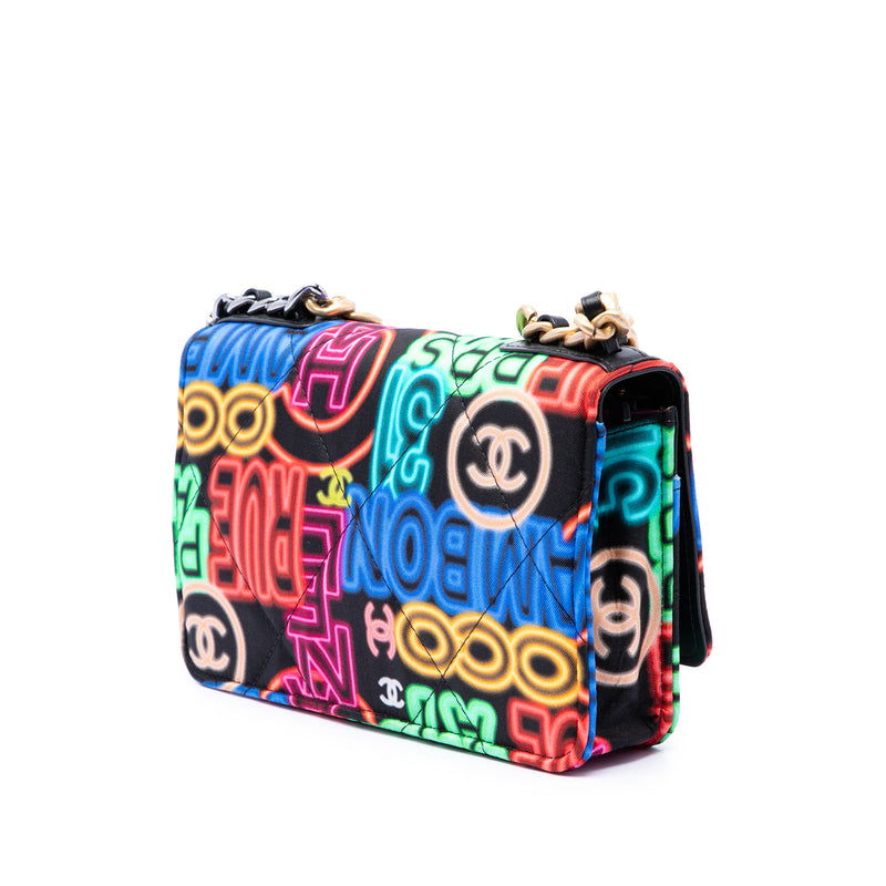 Printed Nylon Graffiti 19 Wallet on Chain - Image 2
