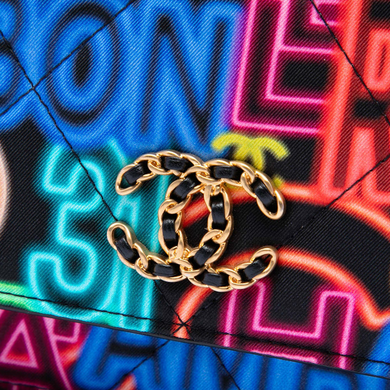 Printed Nylon Graffiti 19 Wallet on Chain - Image 5