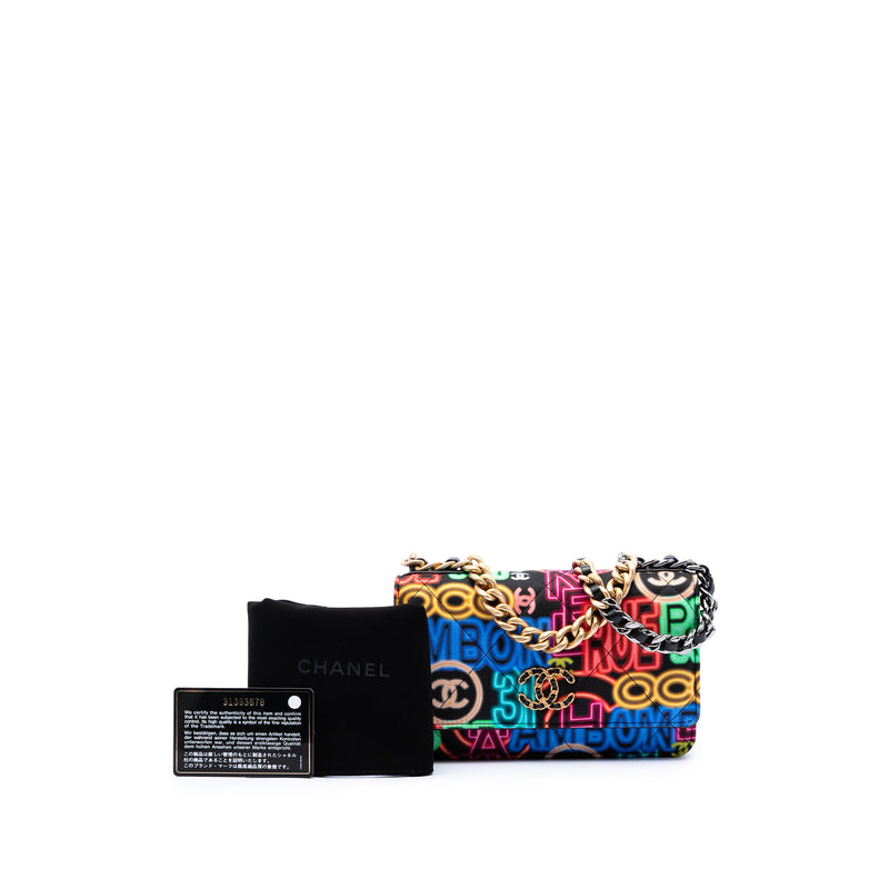 Printed Nylon Graffiti 19 Wallet on Chain - Image 7