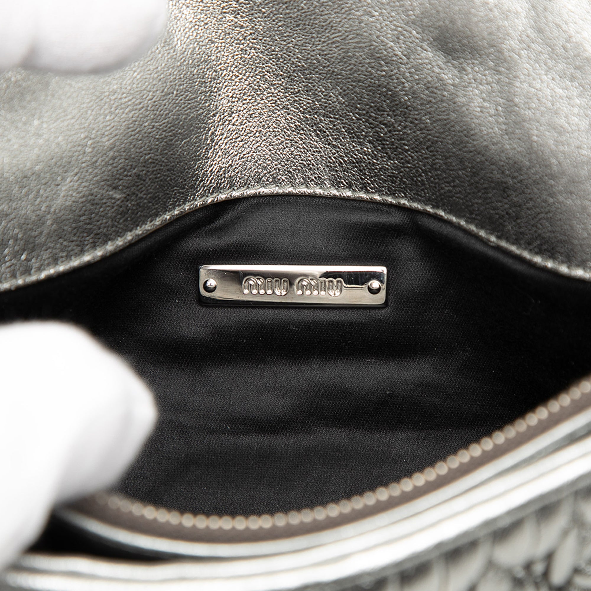 Matelasse Nappa Crystal Chain Shoulder Bag - Image 5