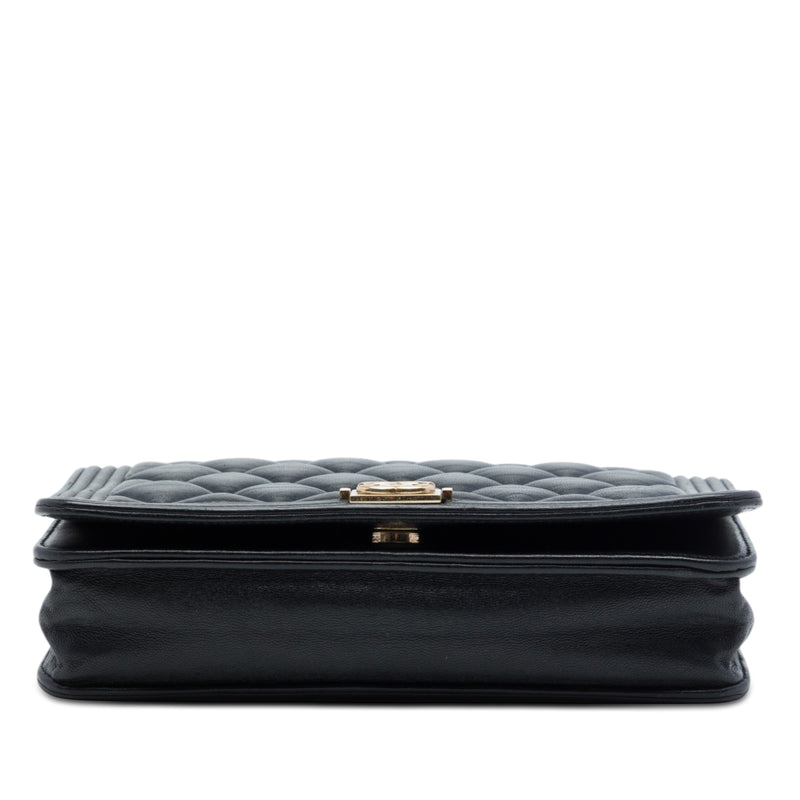 Quilted Lambskin Boy Wallet On Chain - Image 3