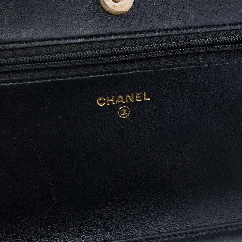 Quilted Lambskin Boy Wallet On Chain - Image 5