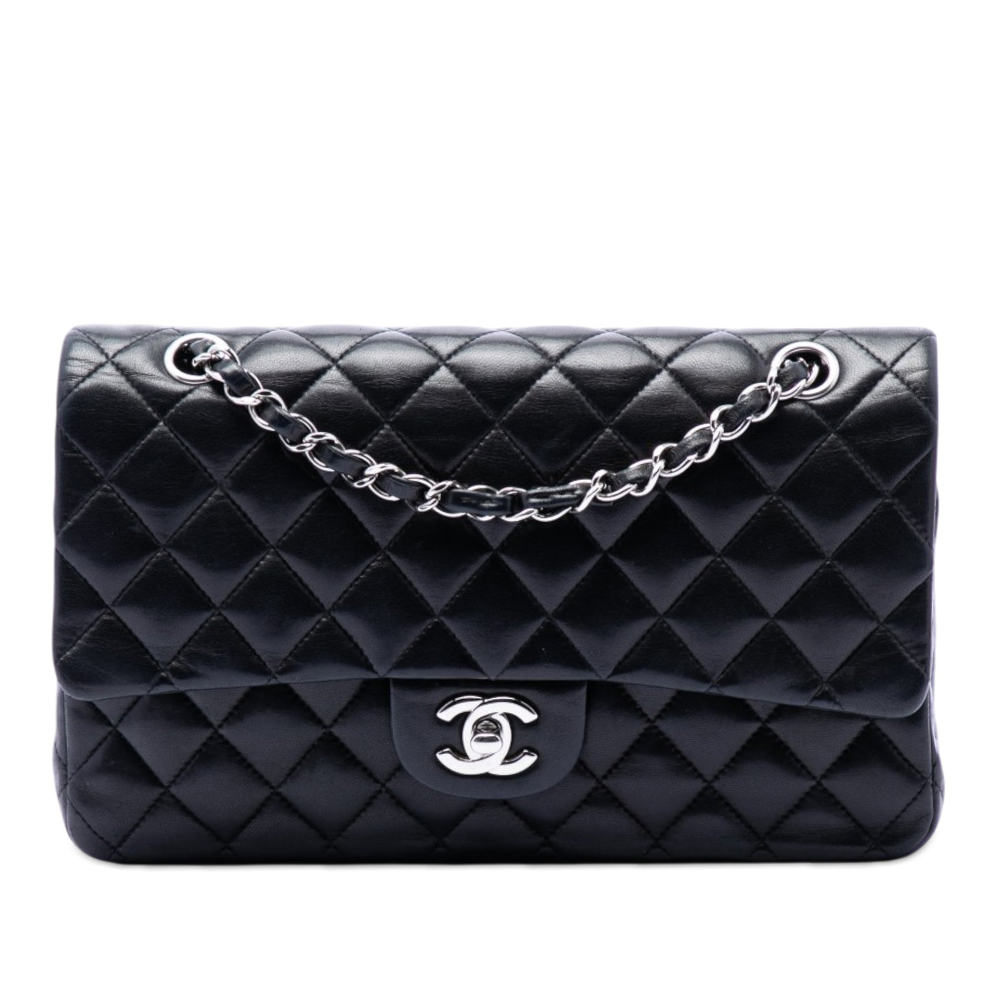 Medium Classic Lambskin Double Flap - Image 1