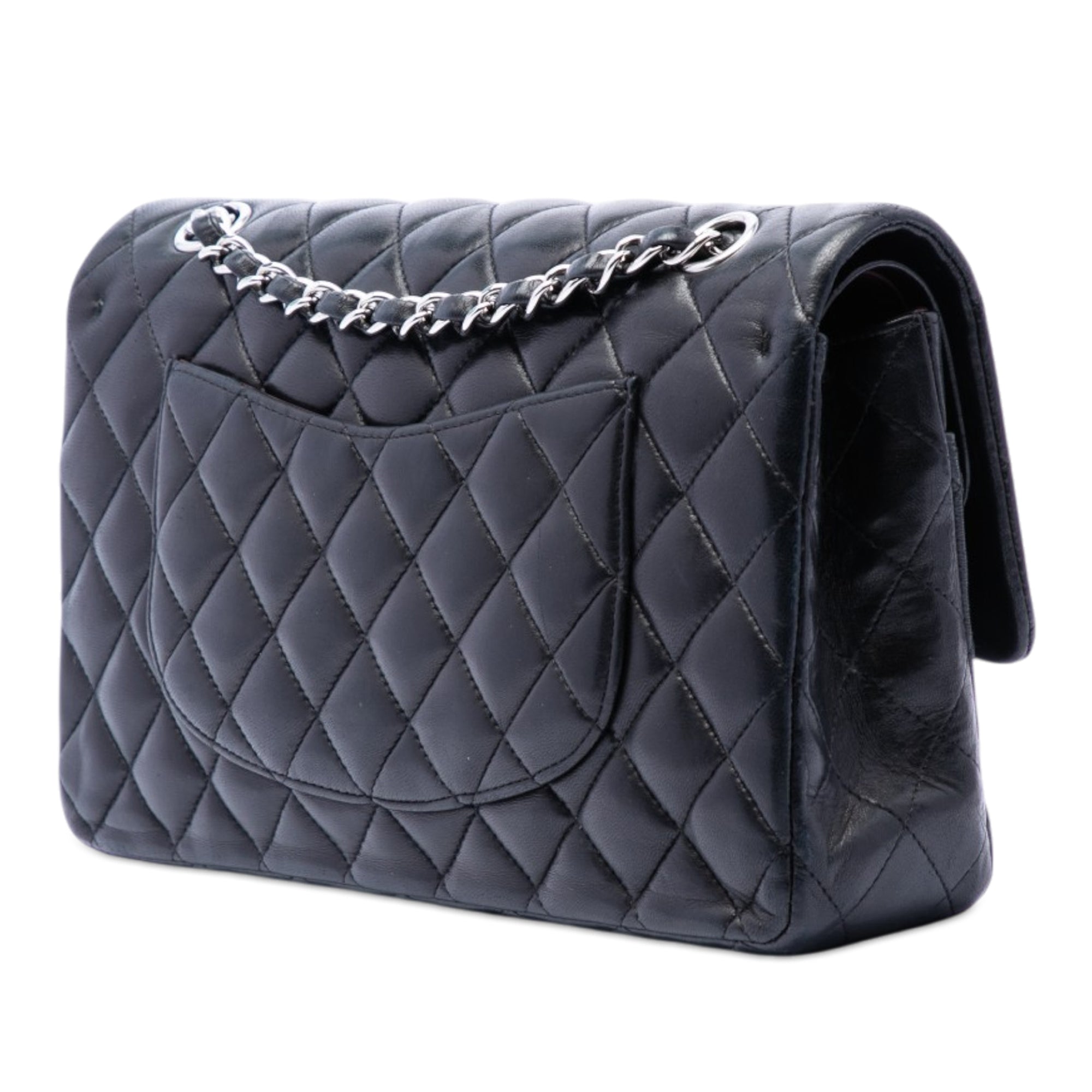 Medium Classic Lambskin Double Flap - Image 2