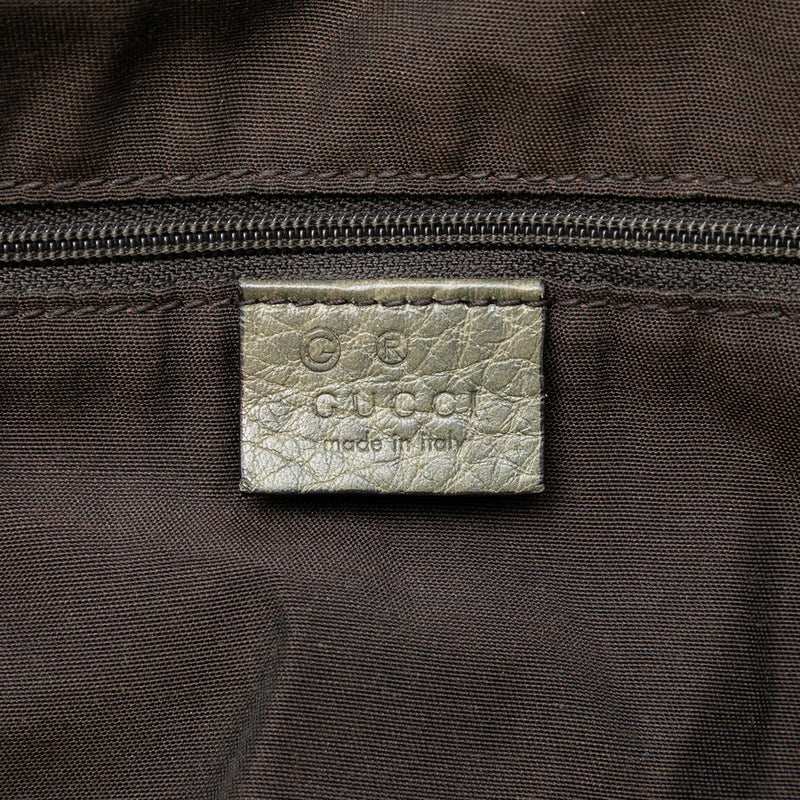 Leather GG Charm Dome Satchel - Image 5