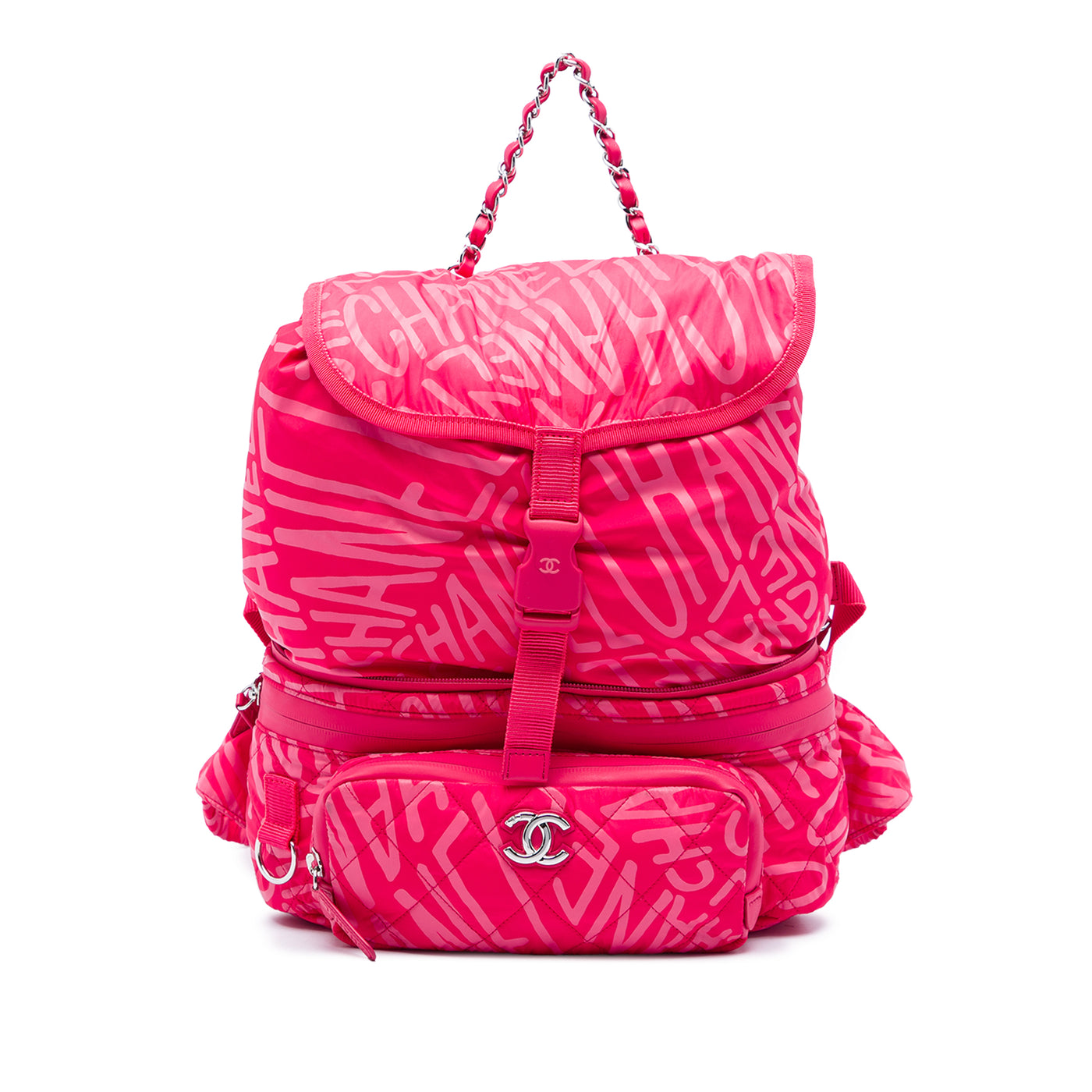 Printed Nylon Coco Neige Convertible Backpack - Image 1