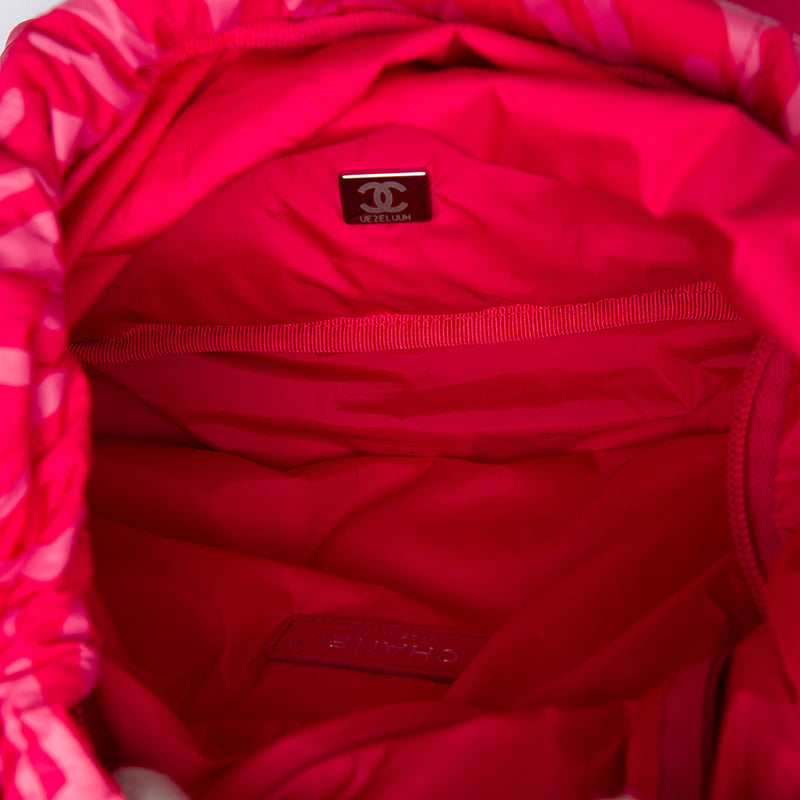 Printed Nylon Coco Neige Convertible Backpack - Image 4