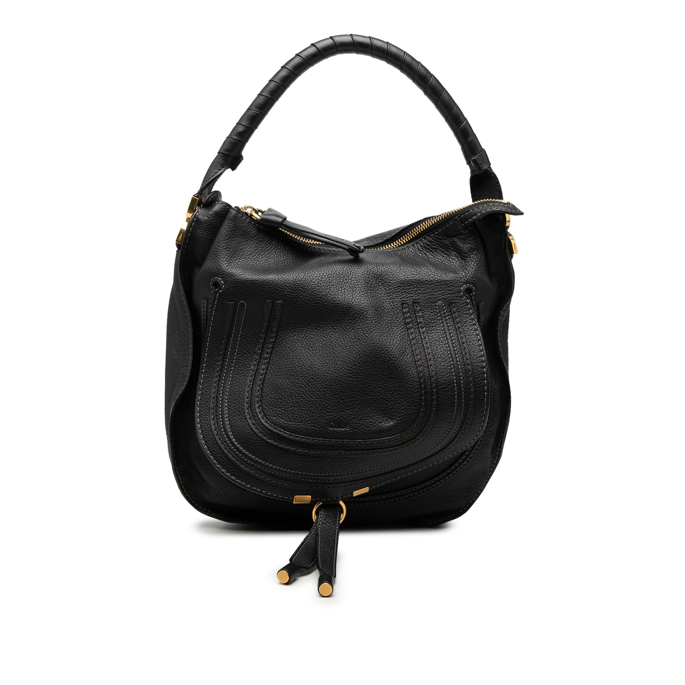 Medium Pebbled Calfskin Marcie Hobo - Image 1