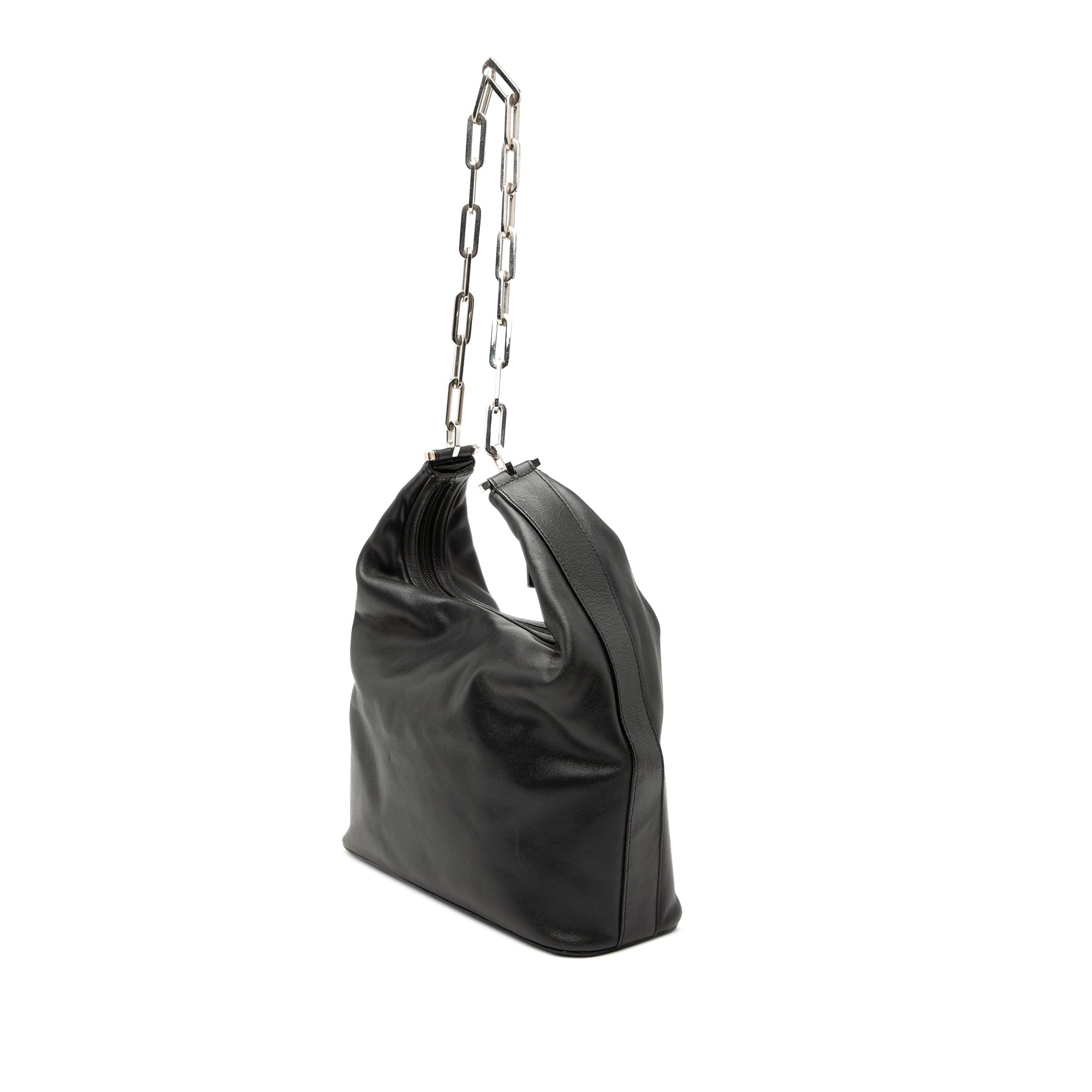 Leather Chain Shoulder Bag - Image 2