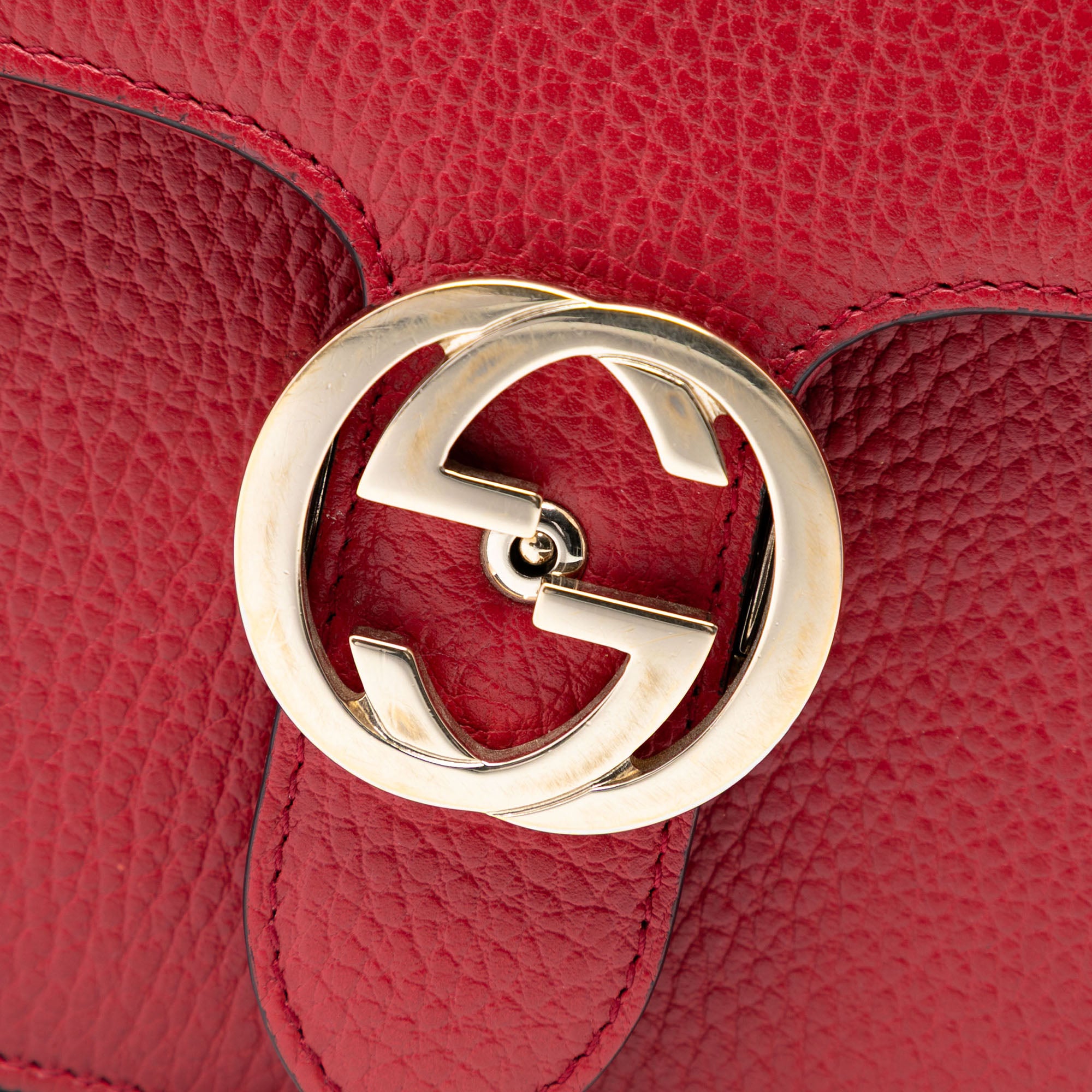 Medium Dollar Calfskin Interlocking G Crossbody - Image 6