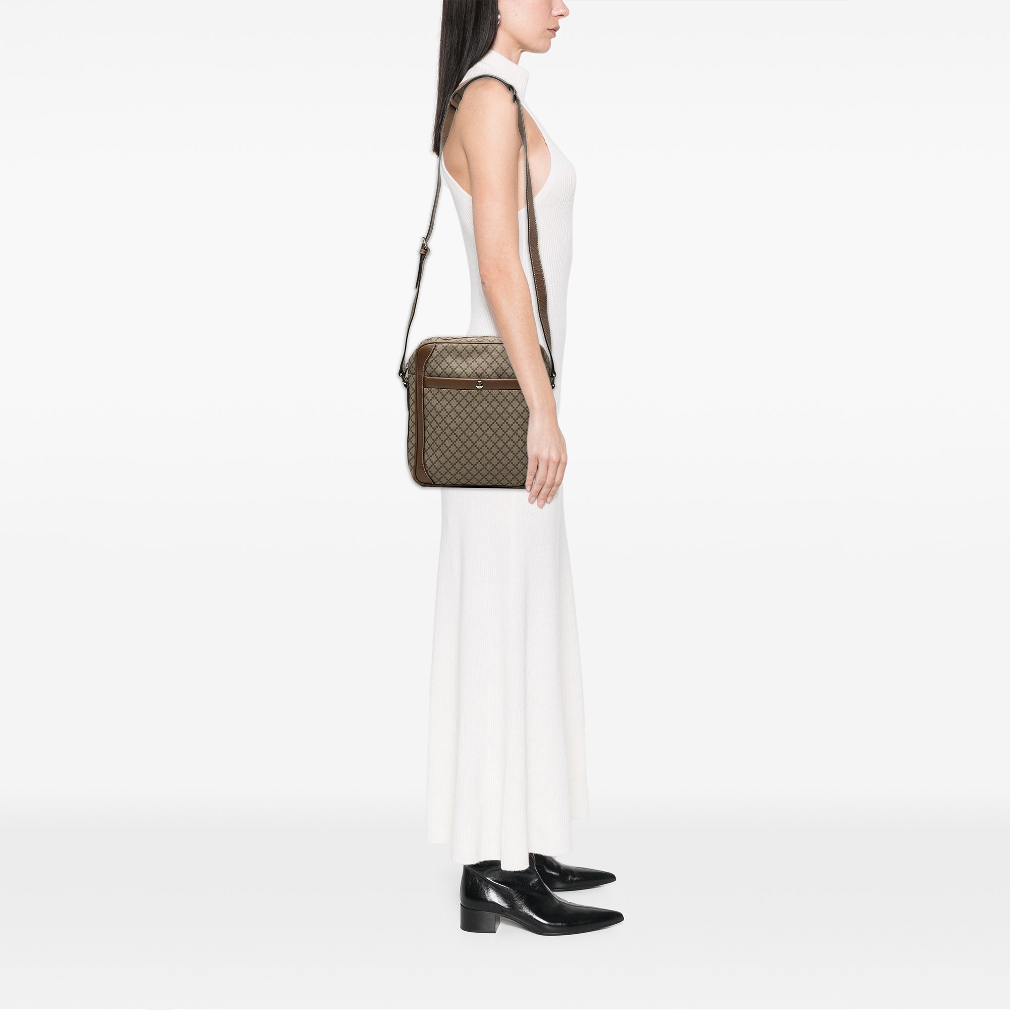 Diamante Coated Canvas Zip Crossbody - Image 7
