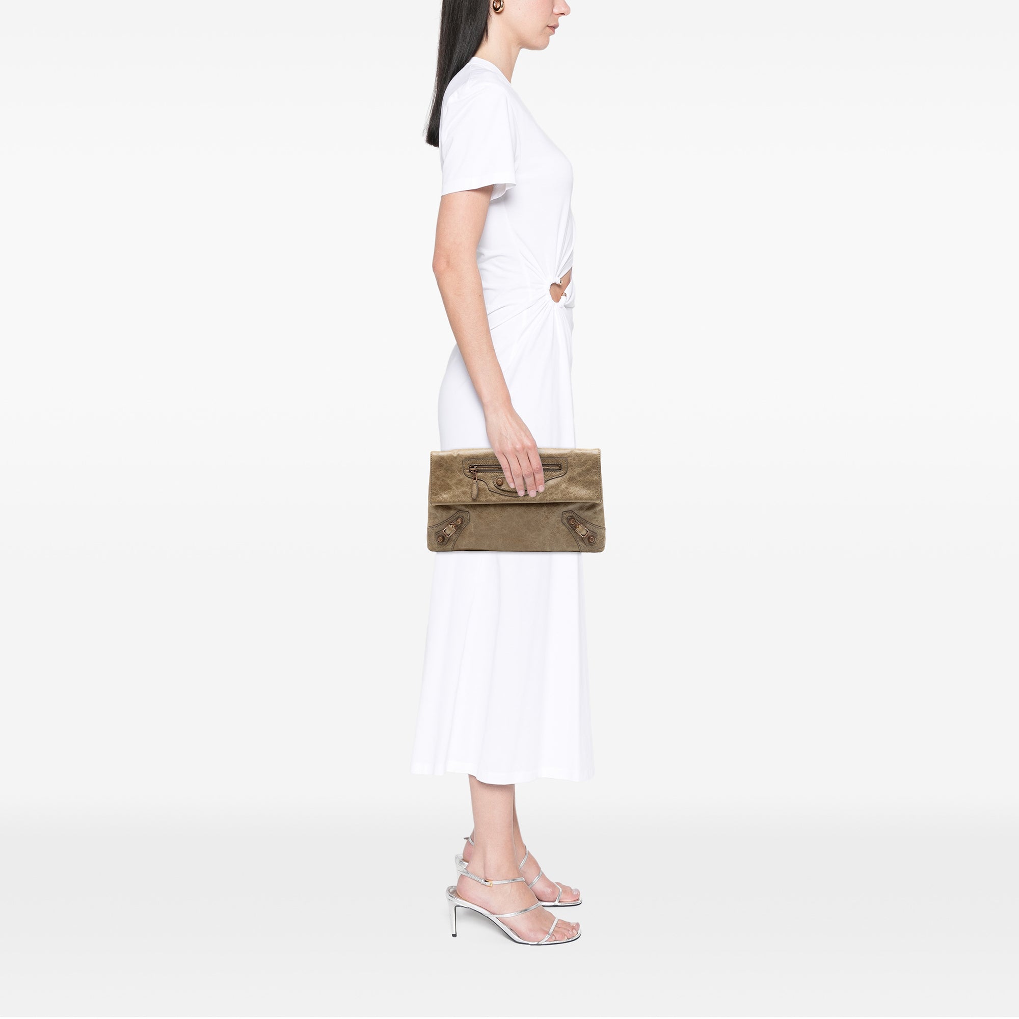 Lambskin Motocross Giant 12 Envelope Clutch - Image 7