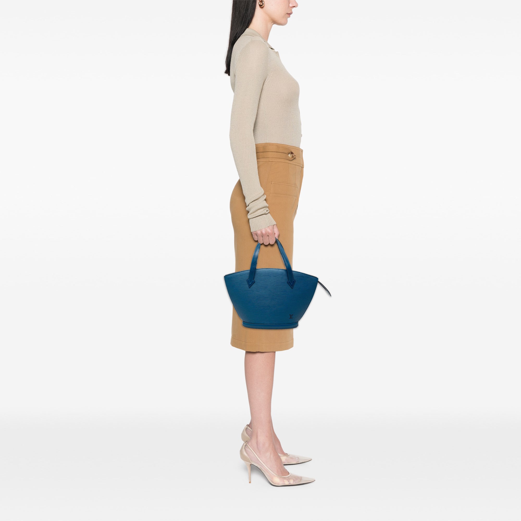 Epi Saint Jacques PM Short Strap - Image 10