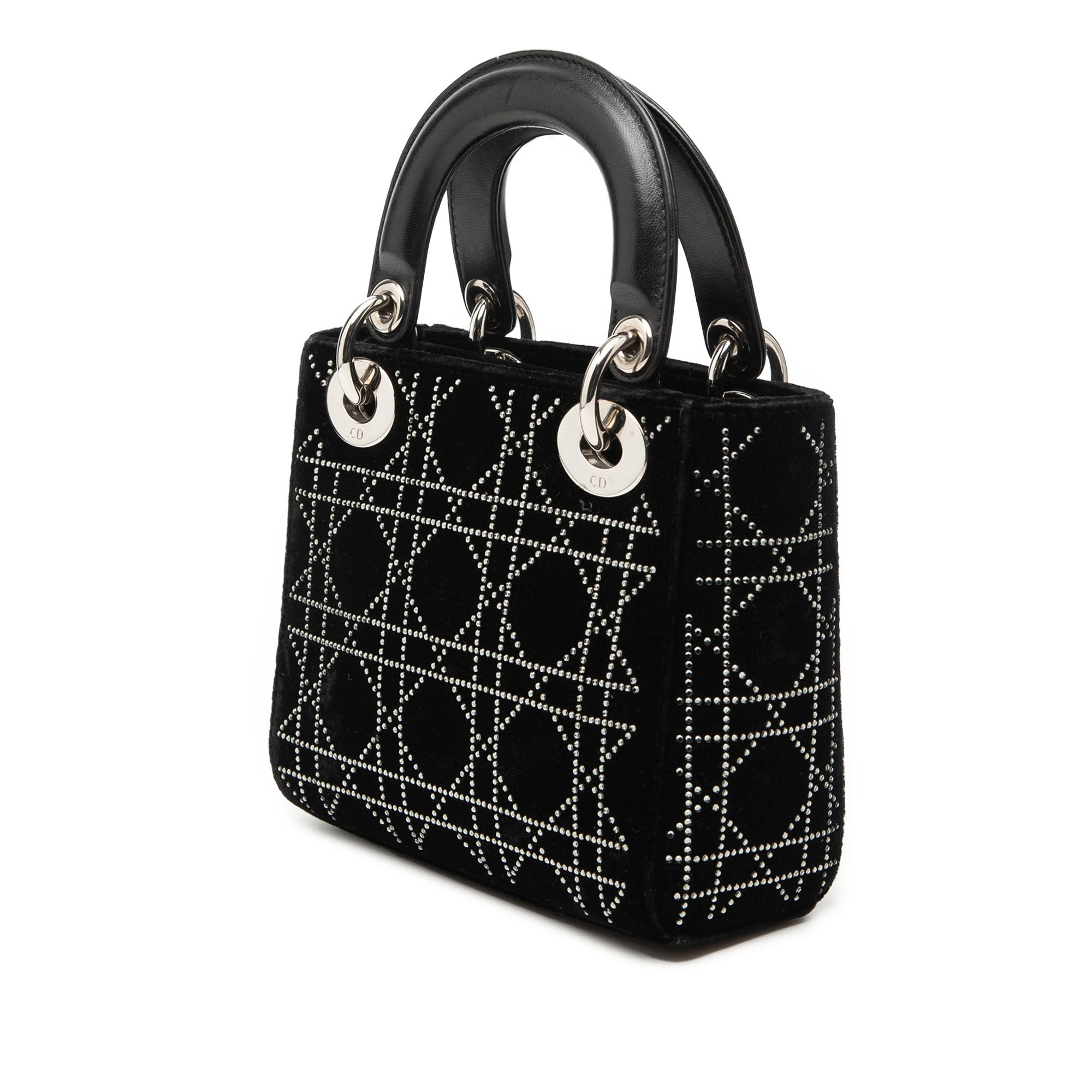 Mini Velvet Cannage Strass Embellished Lady Dior - Image 2