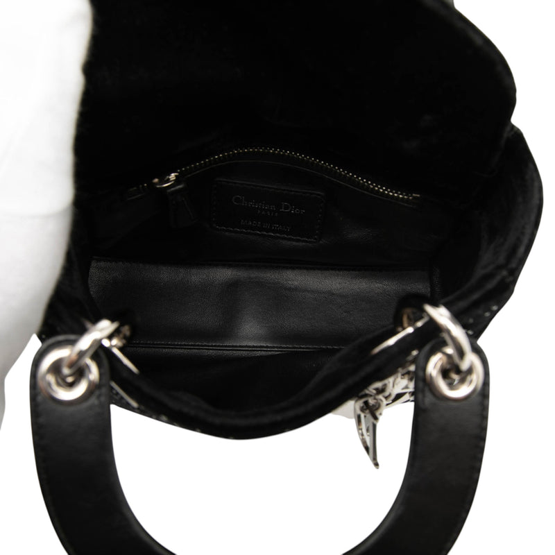 Mini Velvet Cannage Strass Embellished Lady Dior - Image 4