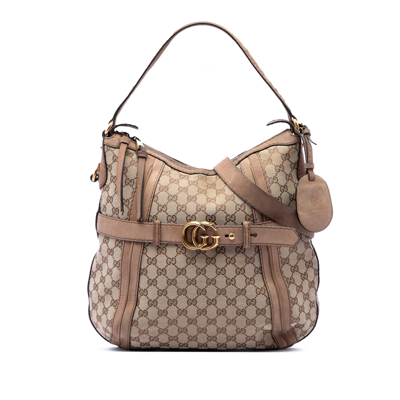 Medium GG Canvas Running Satchel - Image 1