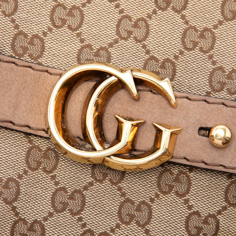 Medium GG Canvas Running Satchel - Image 5