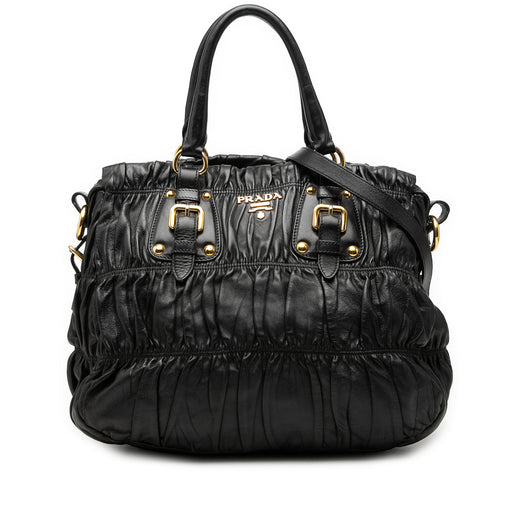 Nappa Gaufre Satchel - Image 1