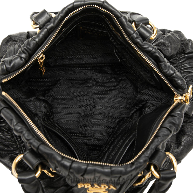 Nappa Gaufre Satchel - Image 4