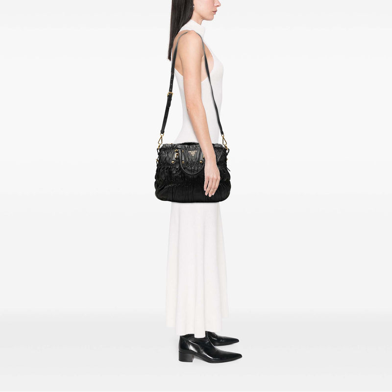 Nappa Gaufre Satchel - Image 6