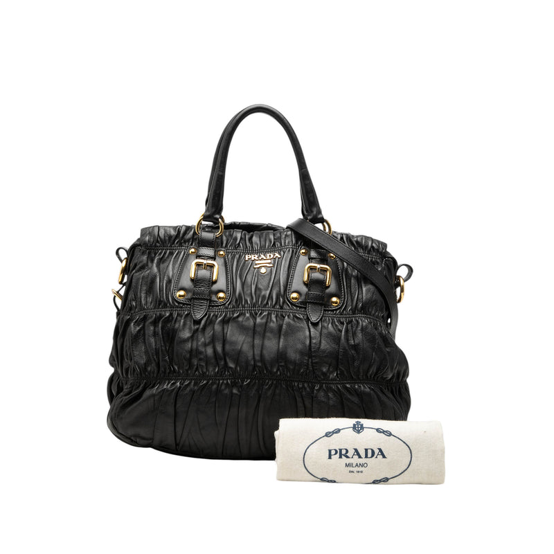 Nappa Gaufre Satchel - Image 7