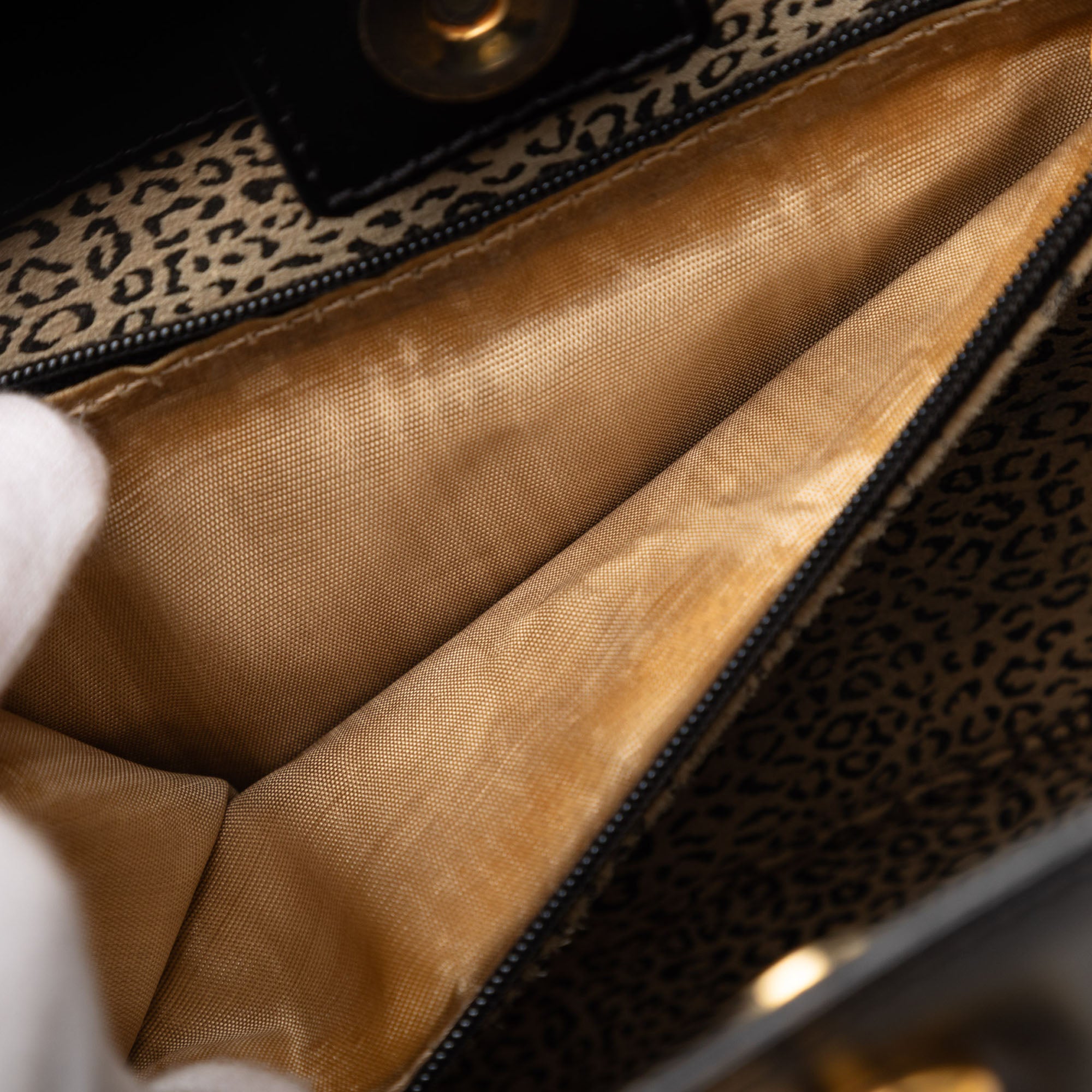 Leather Panthere Tote - Image 5