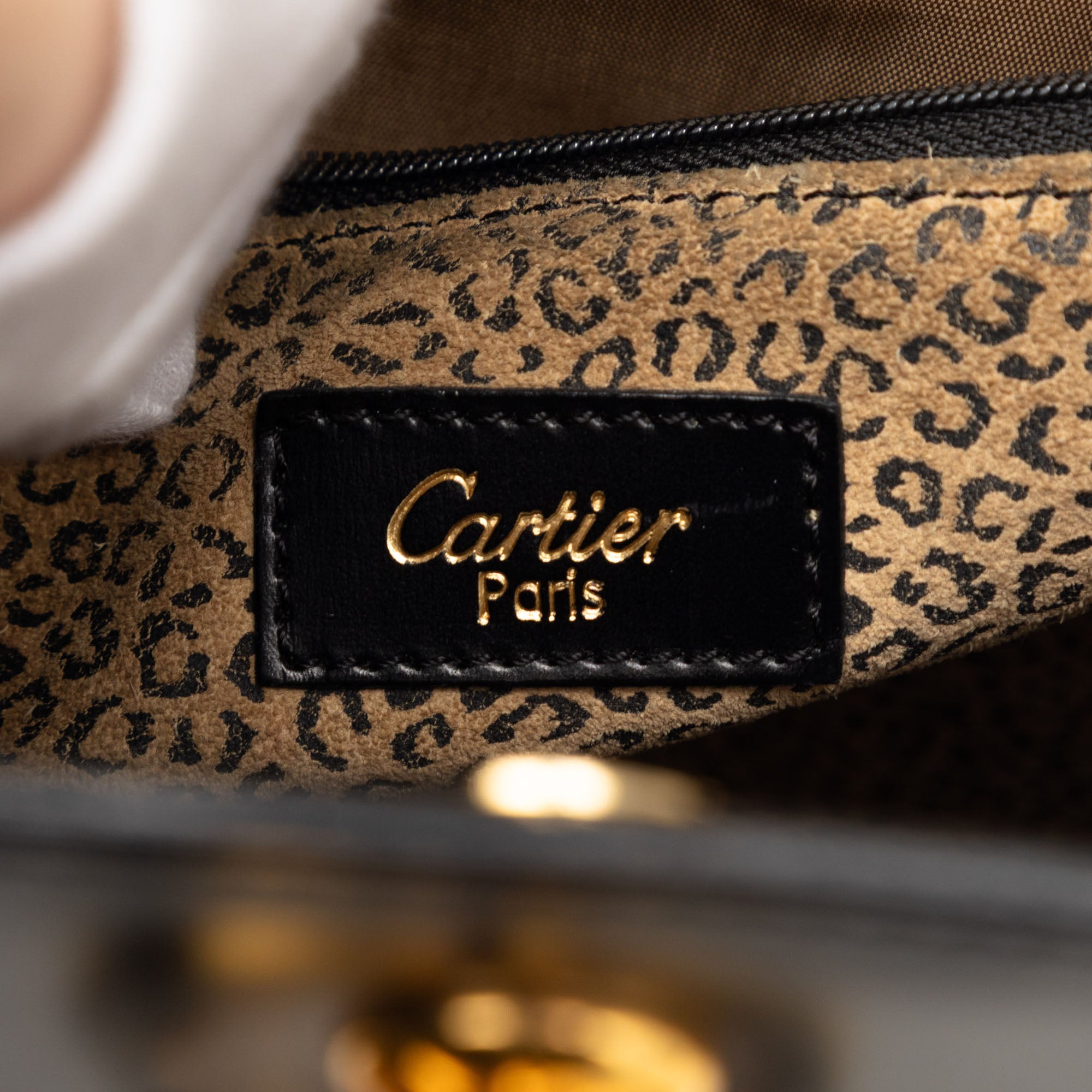 Leather Panthere Tote - Image 6