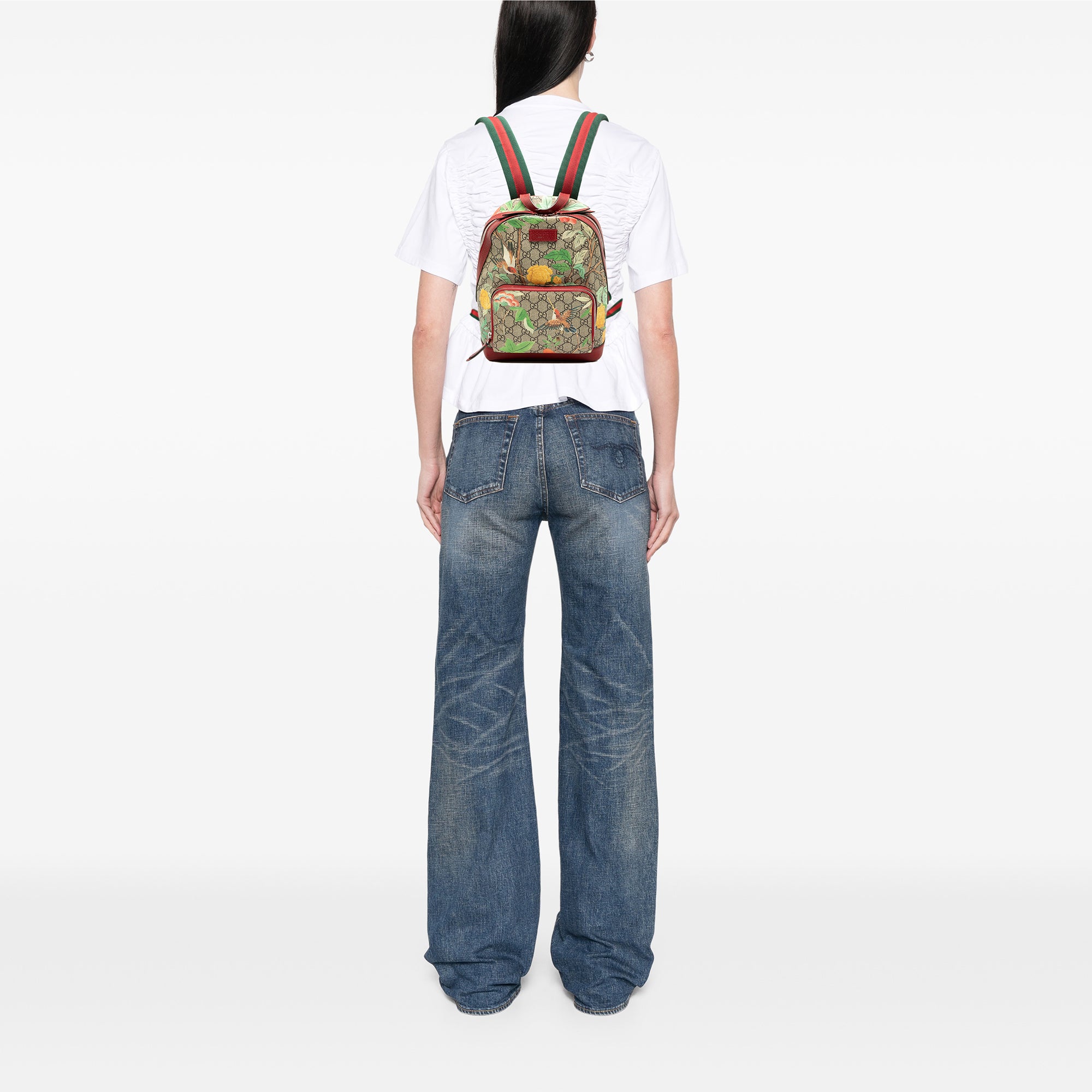 Small GG Supreme Web Tian Backpack - Image 7