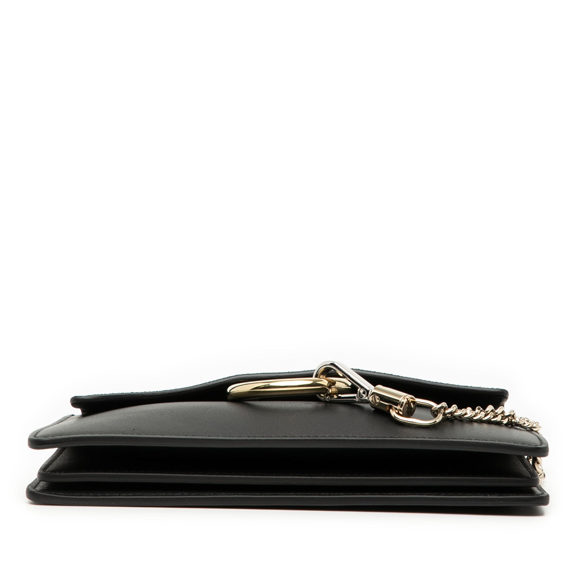 Small Calfskin and Suede Faye Crossbody - Image 3