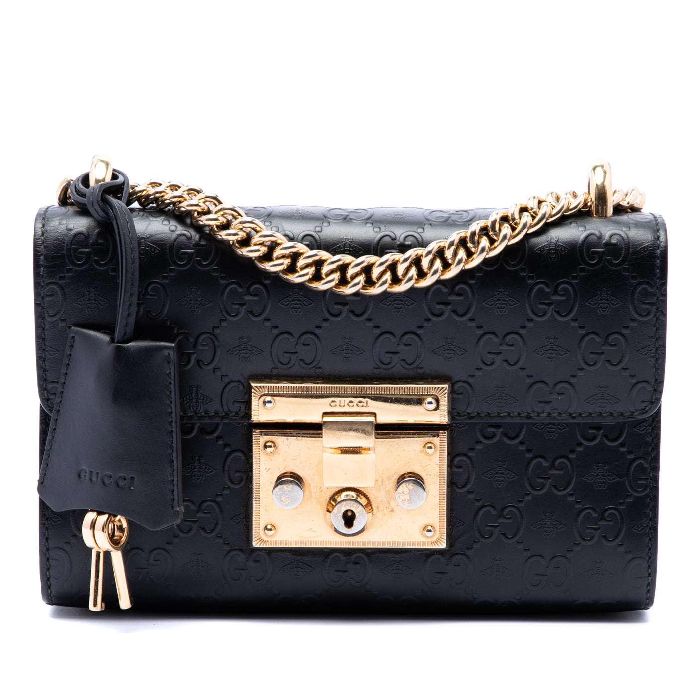 Small Guccissima Padlock Crossbody - Image 1