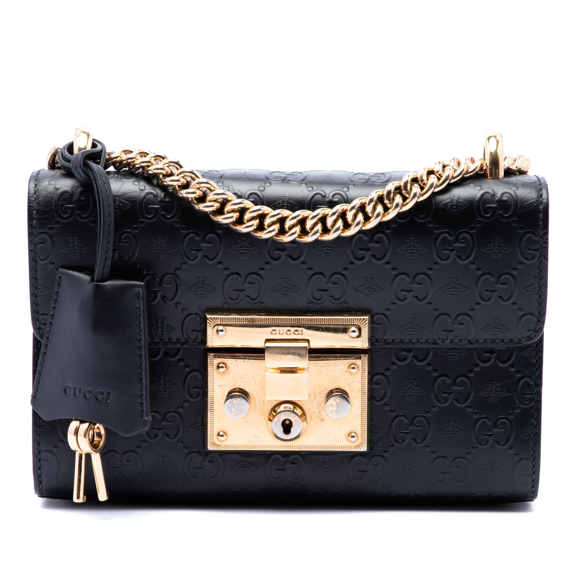 Small Guccissima Padlock Crossbody - Image 1