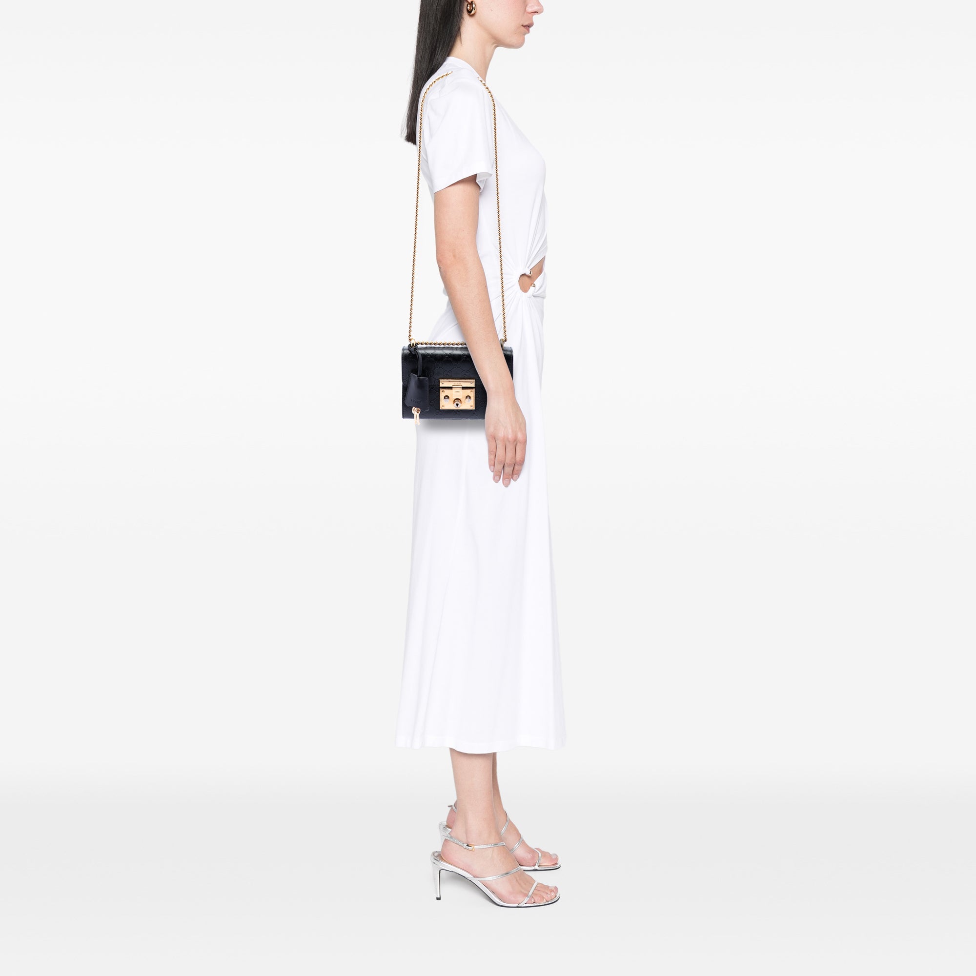 Small Guccissima Padlock Crossbody - Image 6