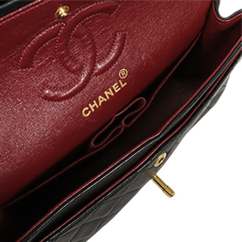 Small Classic Lambskin Double Flap - Image 4