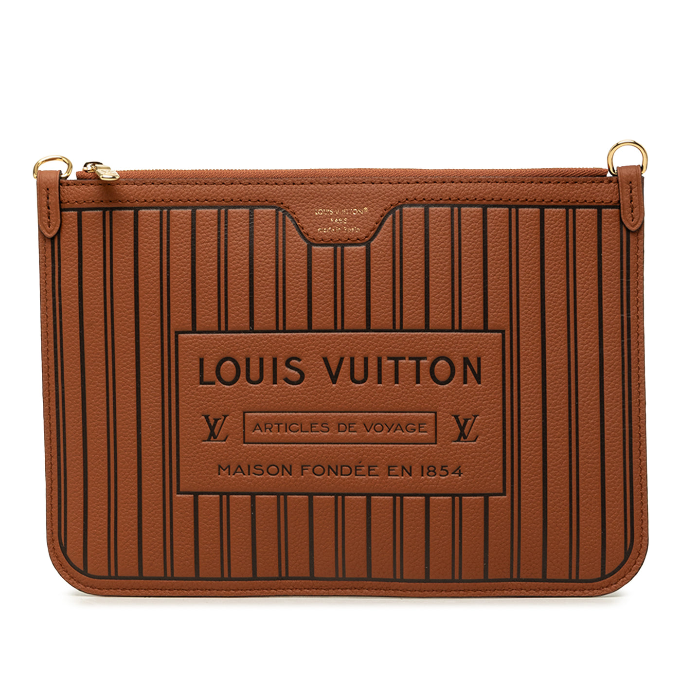 Calfskin Neverfull Inside Out MM Pouch - Image 1