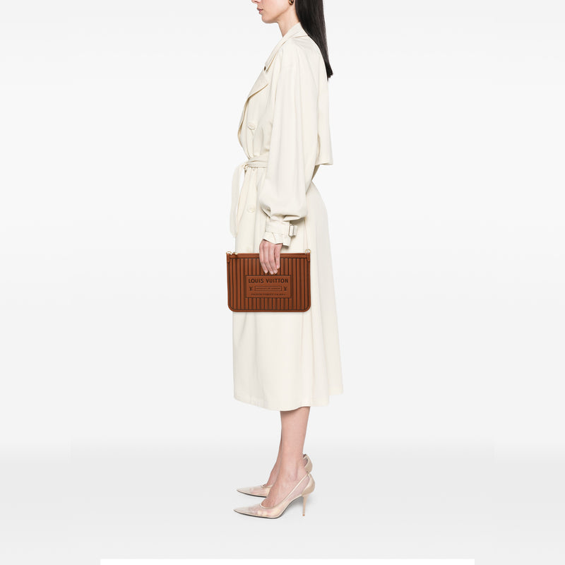 Calfskin Neverfull Inside Out MM Pouch - Image 6