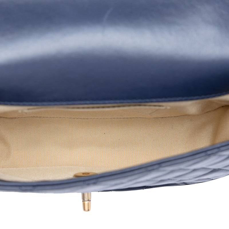 CC Quilted Lambskin Chain Handle Half Moon Flap - Image 4