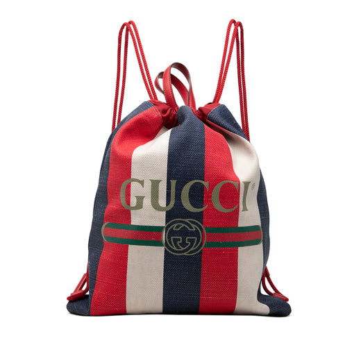 Canvas Sylvie Baiadera Web Drawstring Backpack - Image 1
