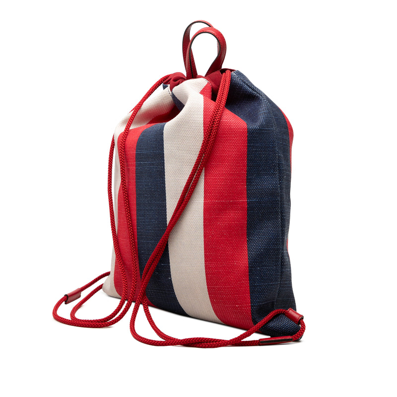 Canvas Sylvie Baiadera Web Drawstring Backpack - Image 2