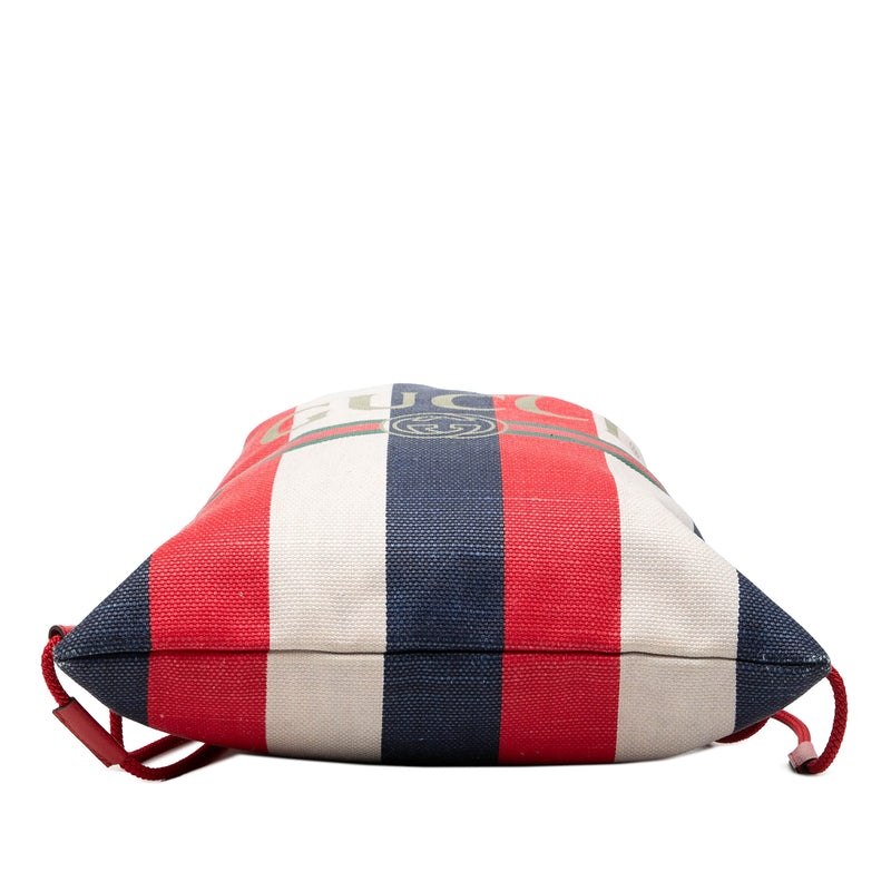 Canvas Sylvie Baiadera Web Drawstring Backpack - Image 3