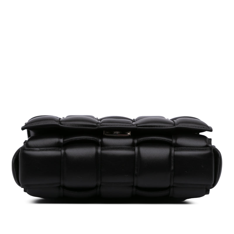 Nappa Intrecciato Padded Chain Cassette Satchel - Image 3