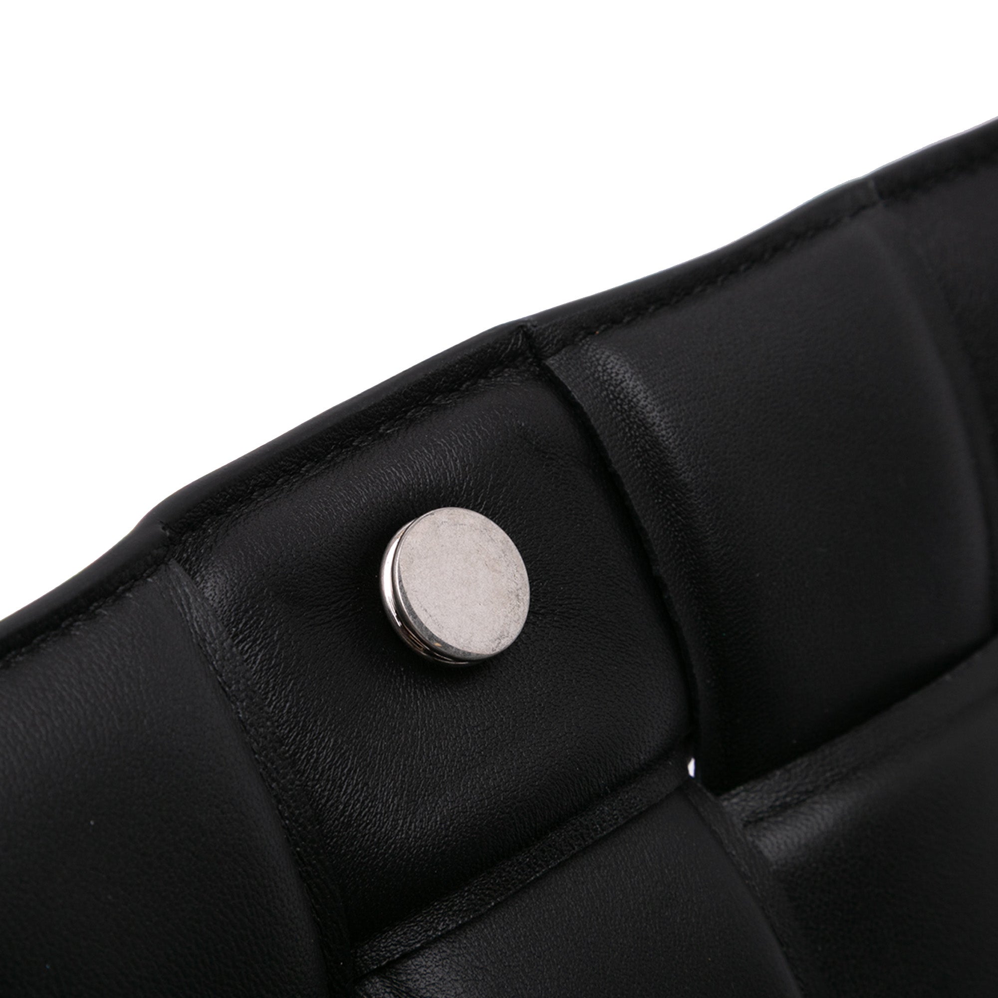 Nappa Intrecciato Padded Chain Cassette Satchel - Image 7