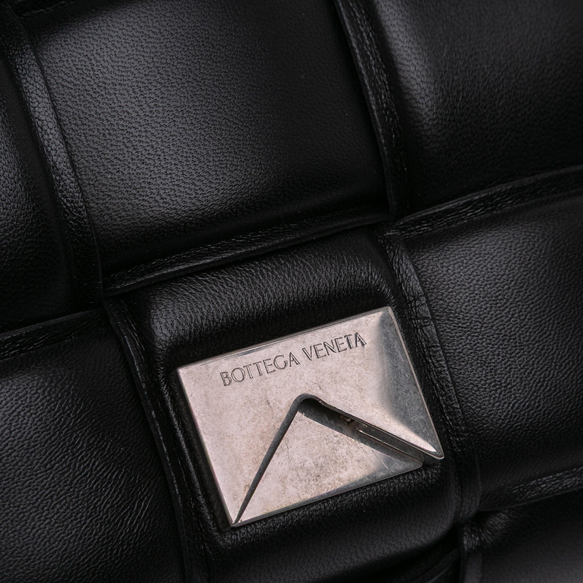 Nappa Intrecciato Padded Chain Cassette Satchel - Image 8