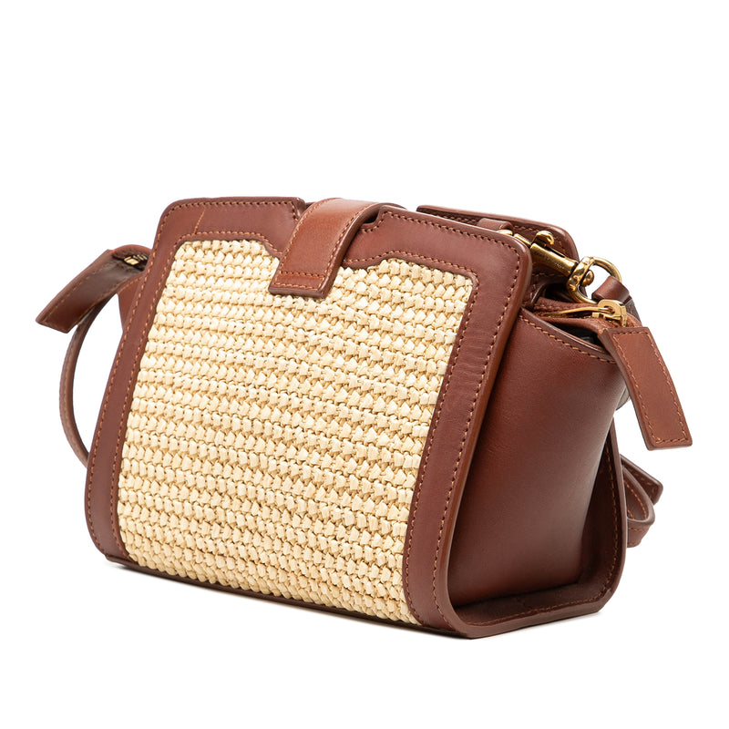 Toy Raffia Monogram Downtown Cabas - Image 2
