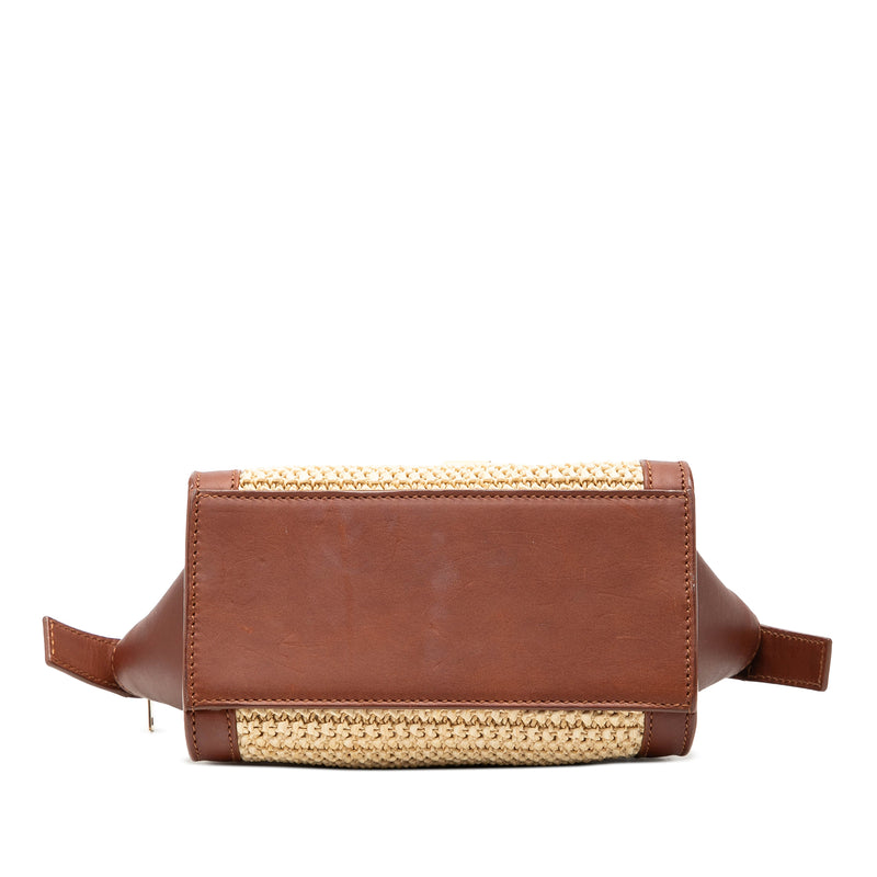 Toy Raffia Monogram Downtown Cabas - Image 3