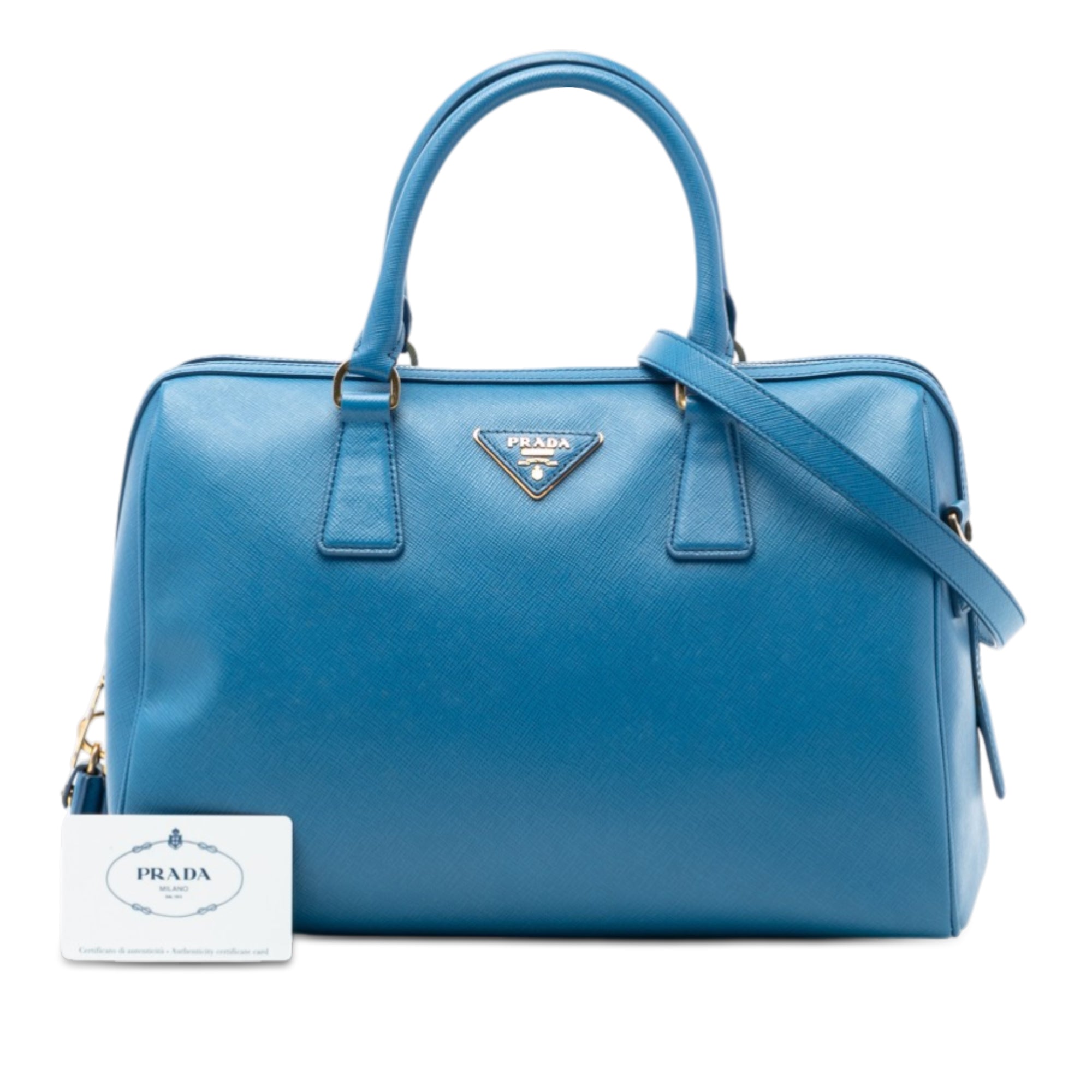 Saffiano Lux Boston Bag - Image 7