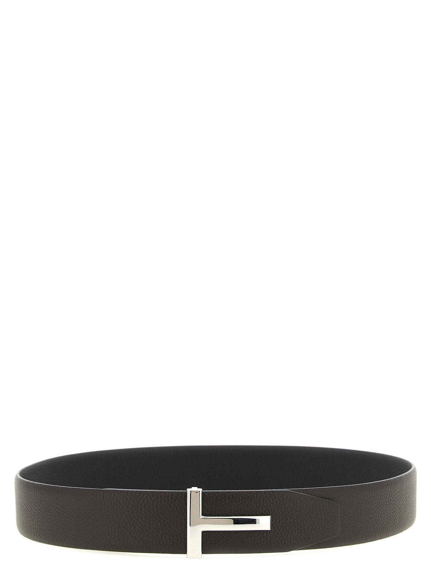 Tom Ford Icon Belt — Black Grain Leather